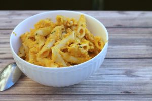 Penne with Butternut Squash Cream Sauce - This Gal Cooks