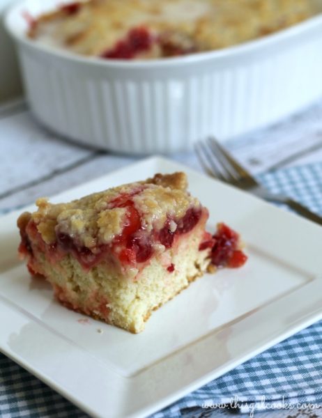 Cherry Danish Coffee Cake - This Gal Cooks