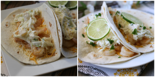 Tequila Lime Shrimp Tacos - This Gal Cooks