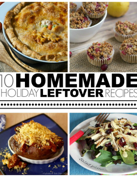 Ten Homemade Holiday Leftover Recipes. Ideas on how to use up items ranging from turkey to cranberries to pumpkin puree!