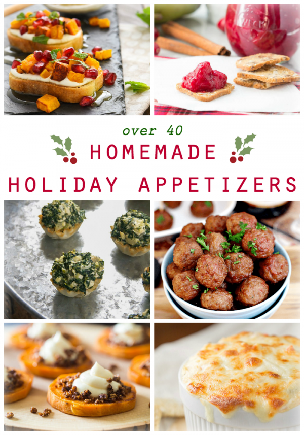 Over 40 Homemade Holiday Appetizers - This Gal Cooks