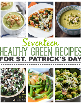 17 Healthy Green Recipes for St. Patrick's Day on This Gal Cooks #healthyrecipes #dinner #easyrecipes