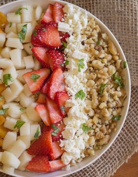 Super Fruit and Walnut Quinoa Salad - This Gal Cooks #healthy #glutenfree #salad