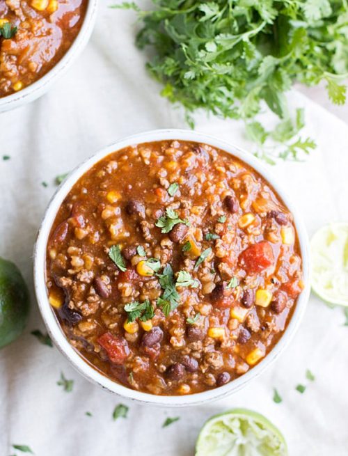 Slow Cooker Tex Mex Soup - This Gal Cooks