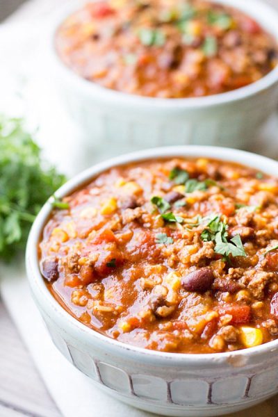 Slow Cooker Tex Mex Soup - This Gal Cooks