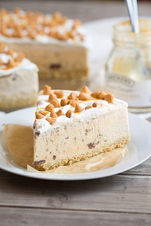 Pumpkin Spice Nutella Swirl Ice Cream Pie - This Gal Cooks