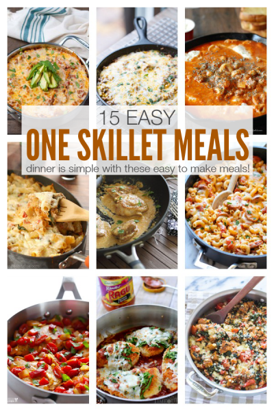 15 Easy One Skillet Meals - This Gal Cooks