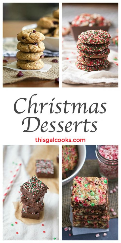 Friday Four 14: Christmas Desserts - This Gal Cooks