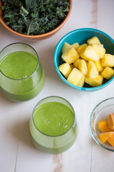 Tropical Kale Smoothie - This Gal Cooks