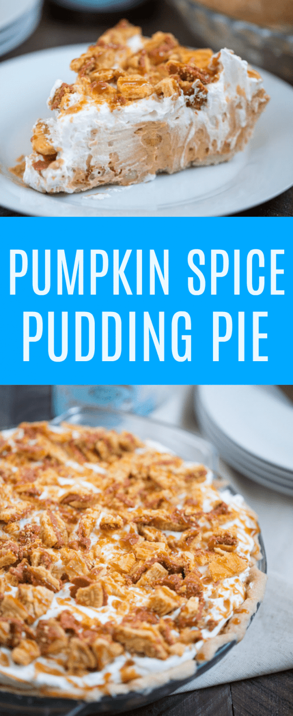 Pumpkin Spice Pudding Pie - This Gal Cooks