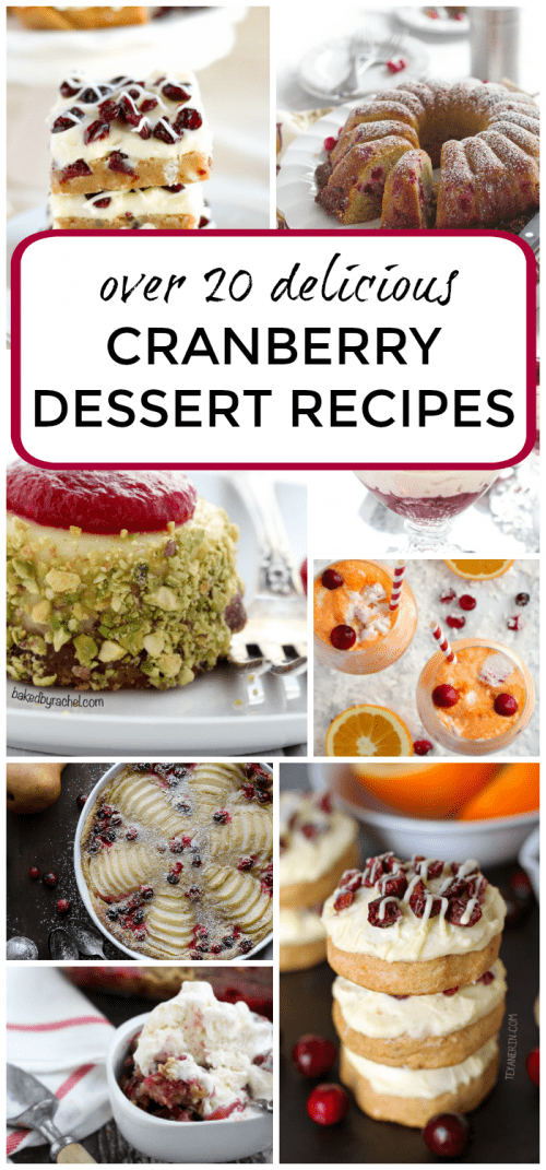 Cranberry Dessert Recipes (Over 20!) - This Gal Cooks