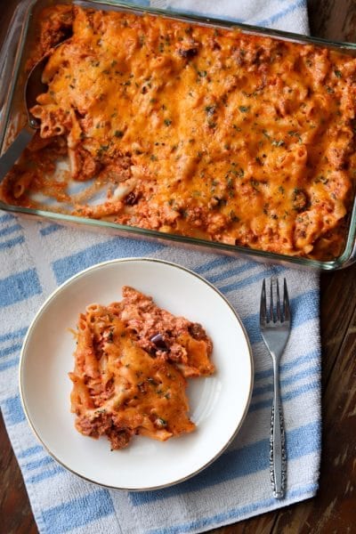 Easy Gluten Free Pasta Casserole - This Gal Cooks