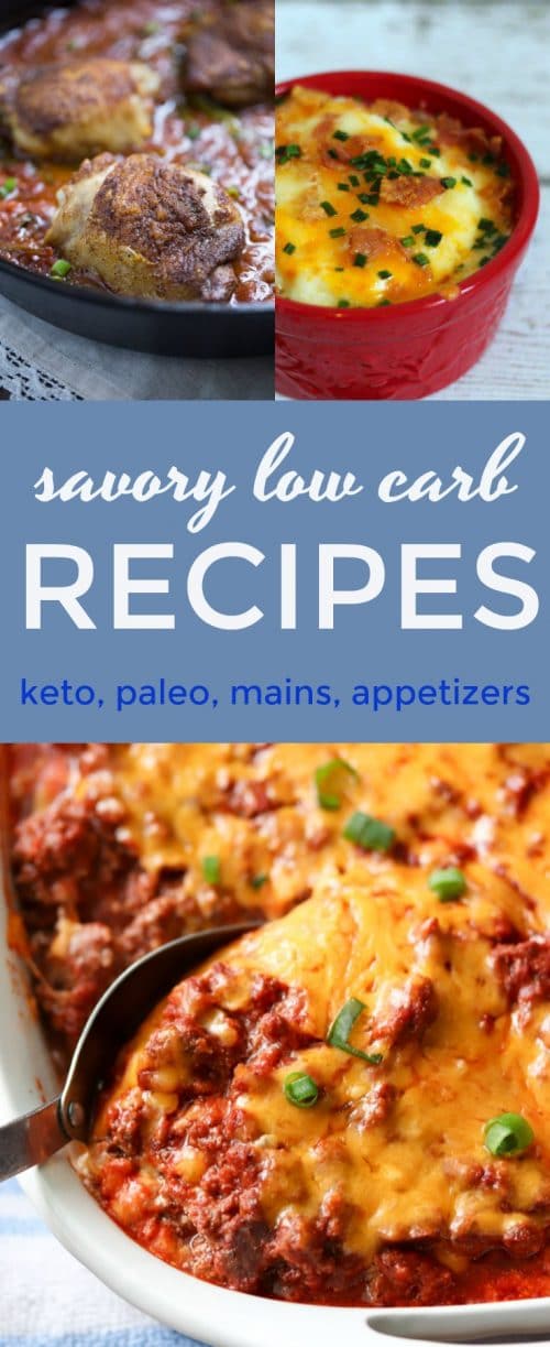 Savory Low Carb Recipes on This Gal Cooks - This Gal Cooks