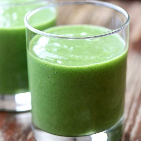 Mango Pineapple Kale Smoothie (dairy free, paleo, Whole30) - This Gal Cooks