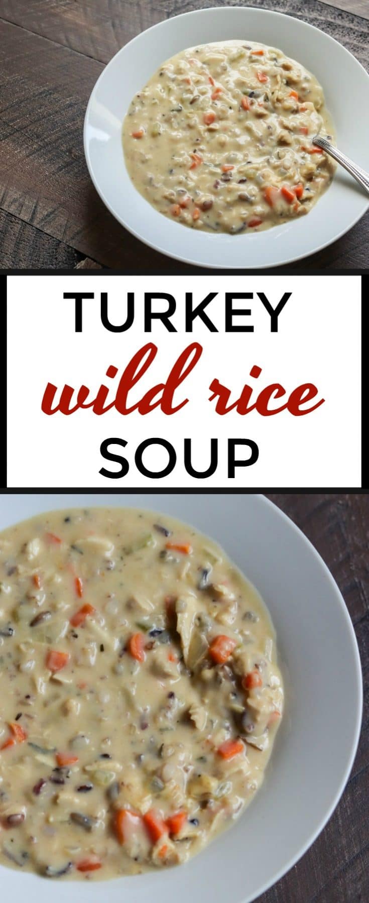 Turkey Wild Rice Soup (leftover turkey + fresh herbs!) - This Gal Cooks