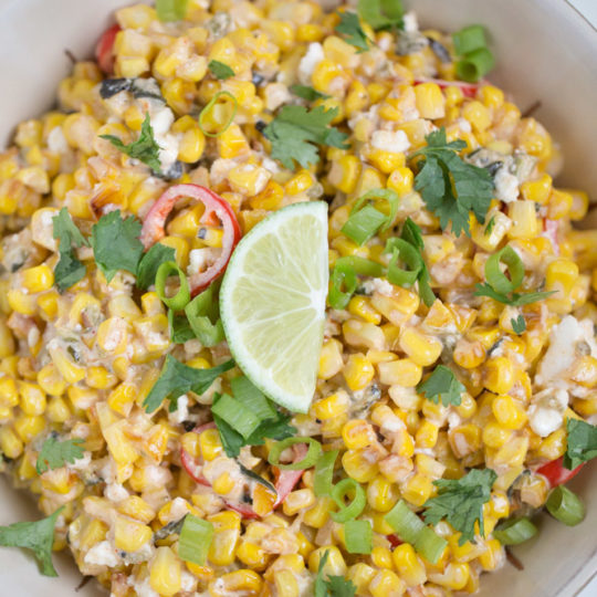 Street Corn Salad (vegetarian + Vegan Option) - This Gal Cooks