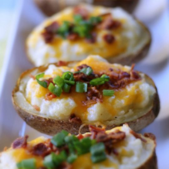 Twice Baked Potatoes Recipe - This Gal Cooks